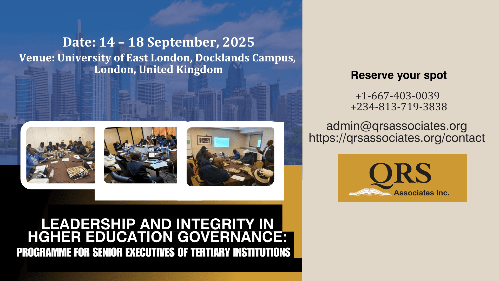 Leadership & Higher Education Governance Conference
