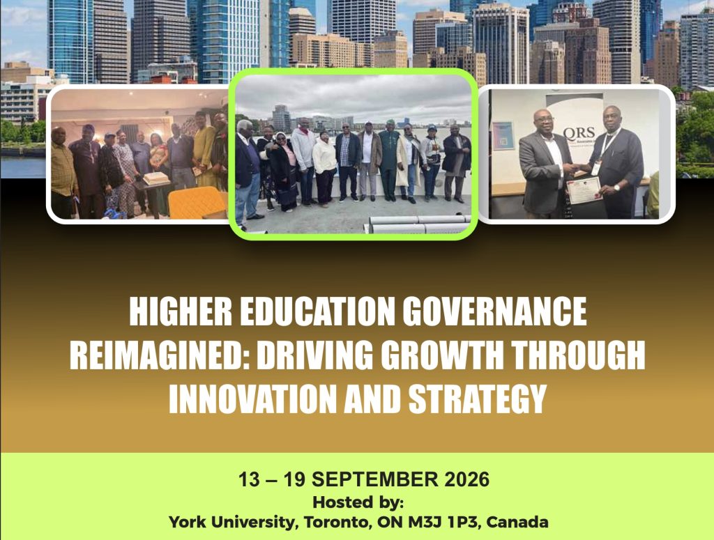 Higher Education Governance reimagined training in Toronto, Canada. with theme Driving growth through innovation and strategy.